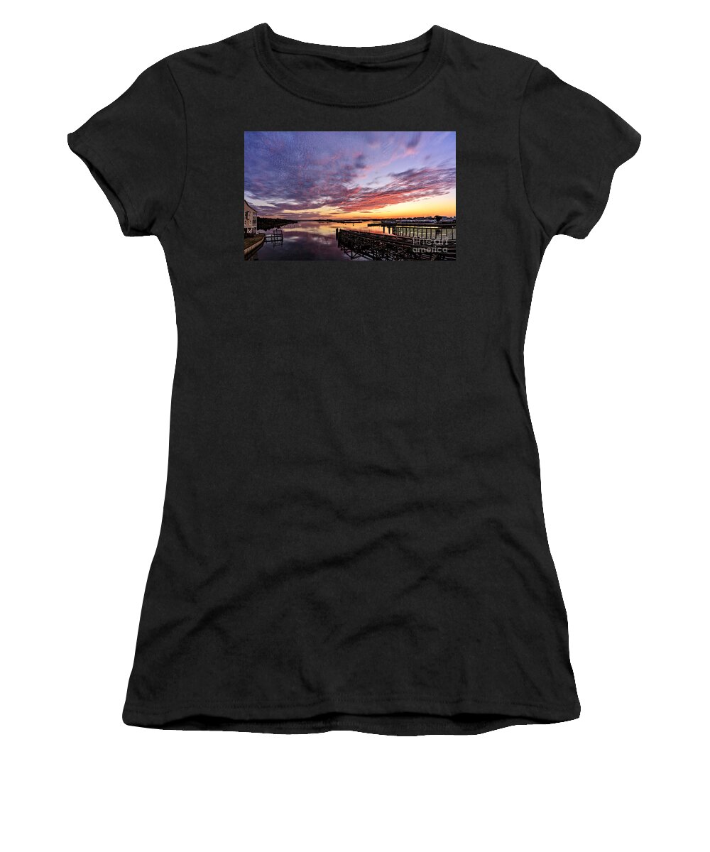 Surf City Women's T-Shirt featuring the photograph Purple ICW by DJA Images