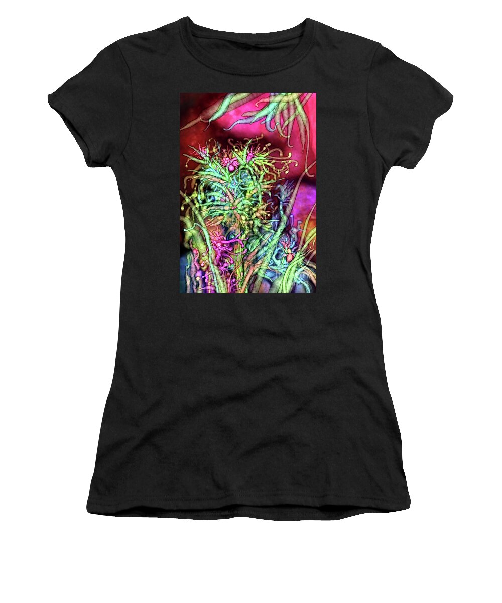 Botanical Women's T-Shirt featuring the digital art Qualia's Tree by Russell Kightley
