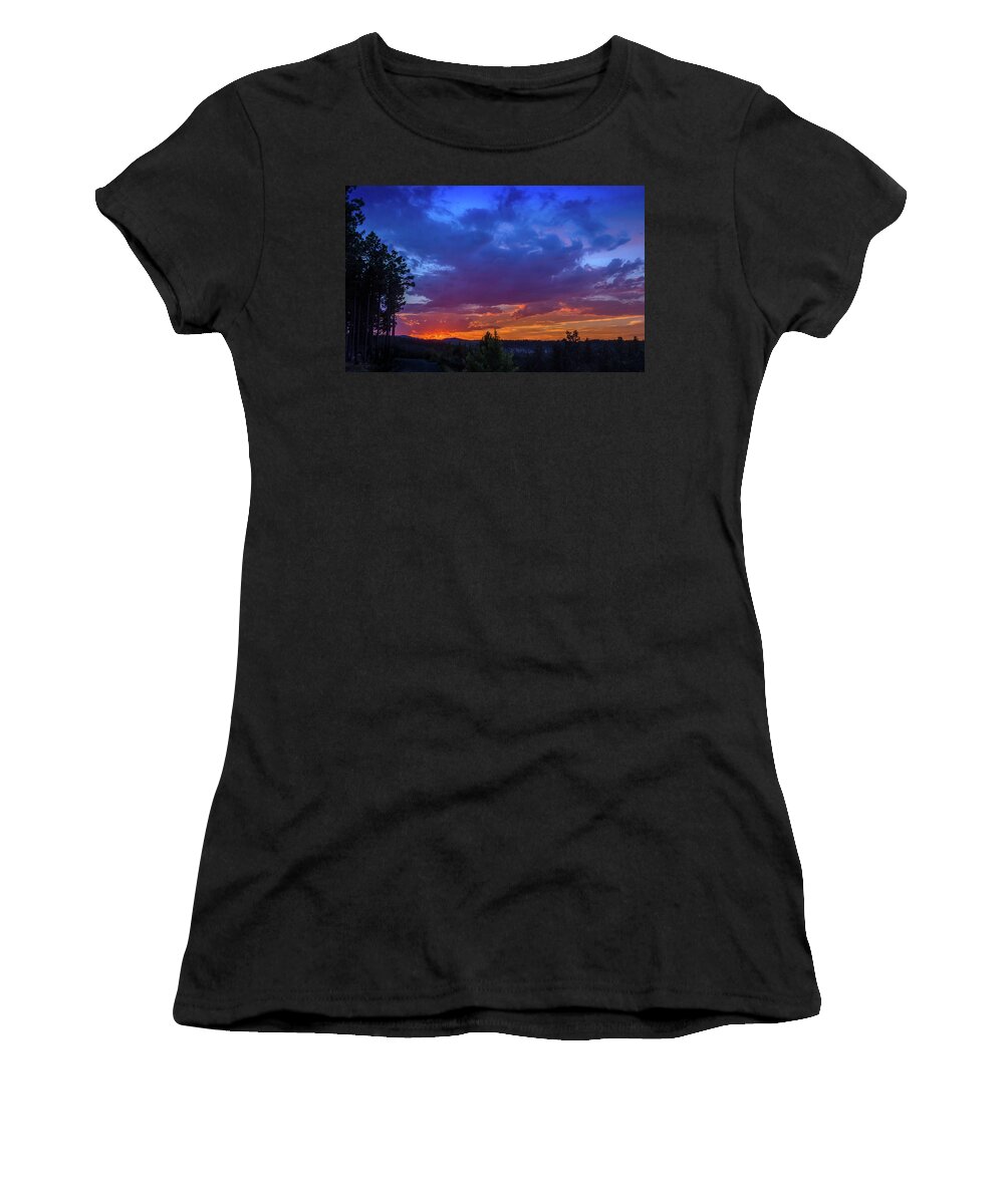 Sunset Women's T-Shirt featuring the photograph Quartz Canyon Sunset by Greni Graph
