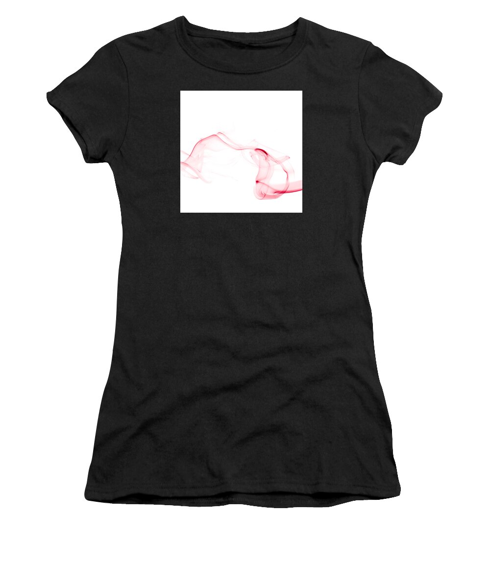 Scott Norris Photography Women's T-Shirt featuring the photograph Red Smoke by Scott Norris
