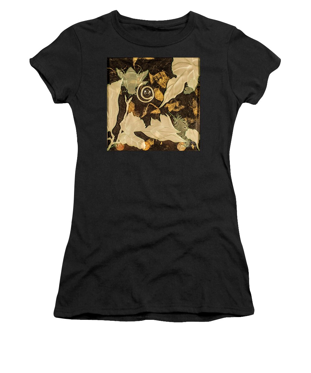 Bees Women's T-Shirt featuring the glass art Remembrance V by Alone Larsen