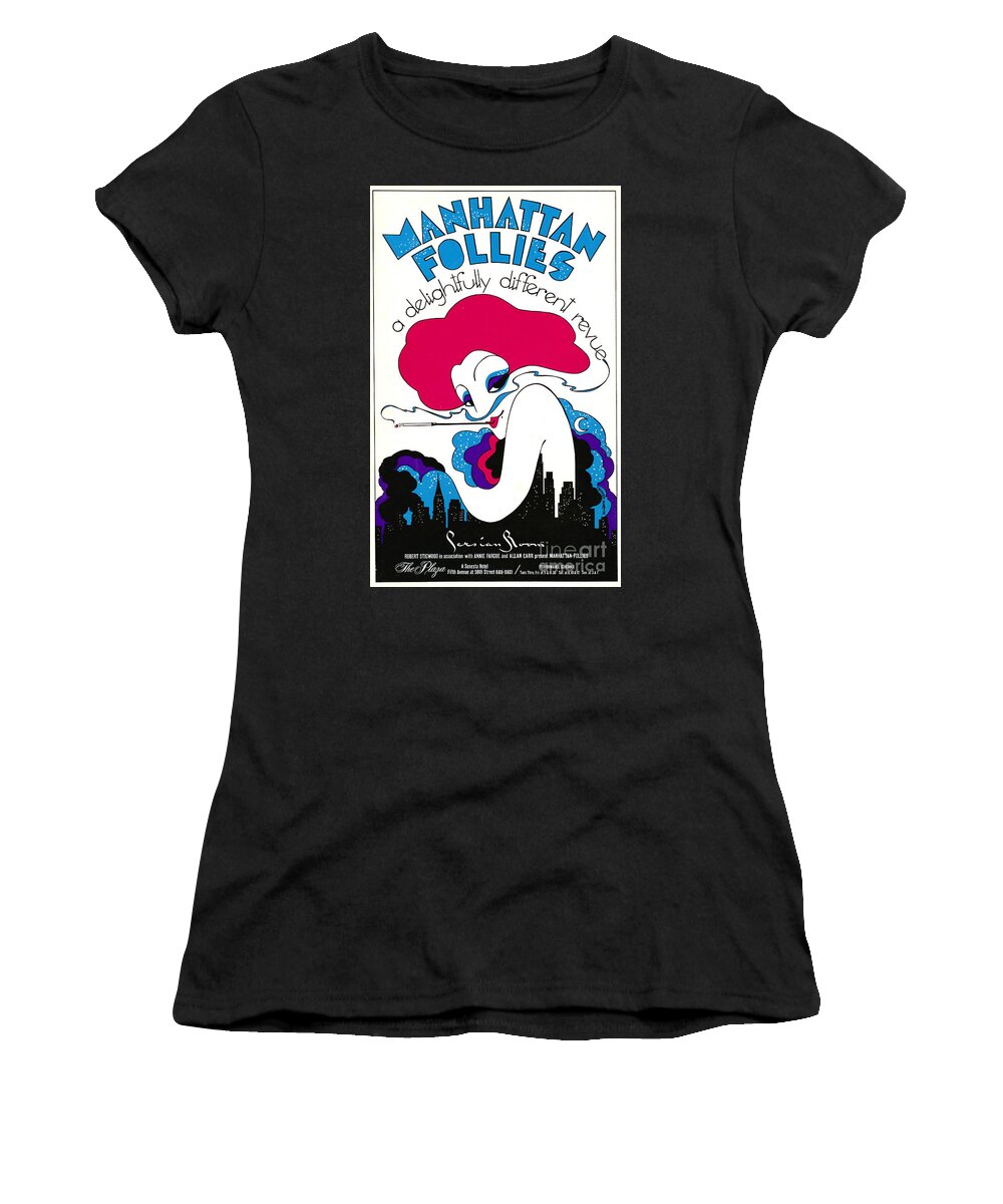 Retro Theater Poster 1979 Women's T-Shirt featuring the photograph Retro Theater Poster 1979 by Padre Art