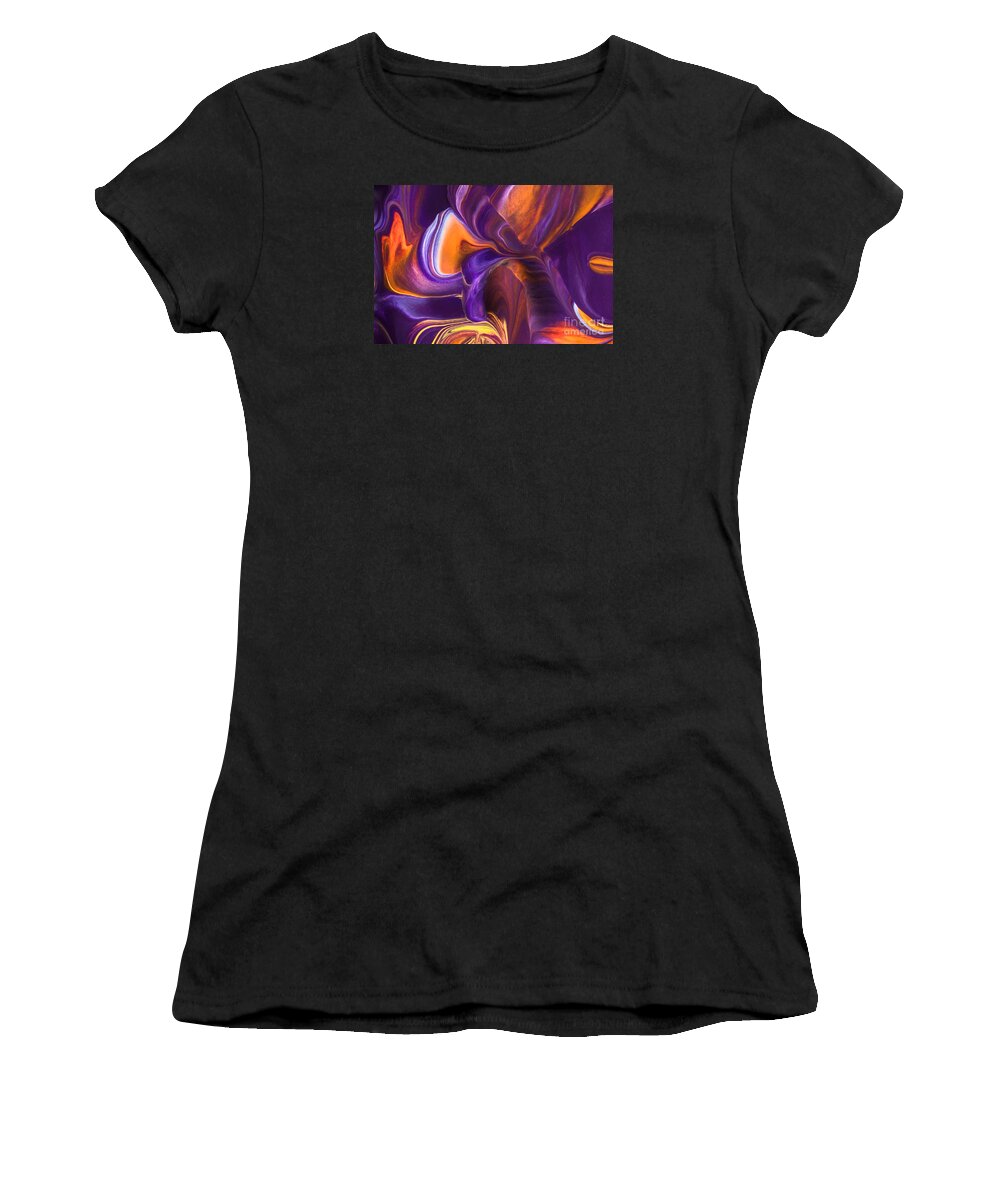 Abstract Women's T-Shirt featuring the photograph Rhythm of my Heart by Patti Schulze
