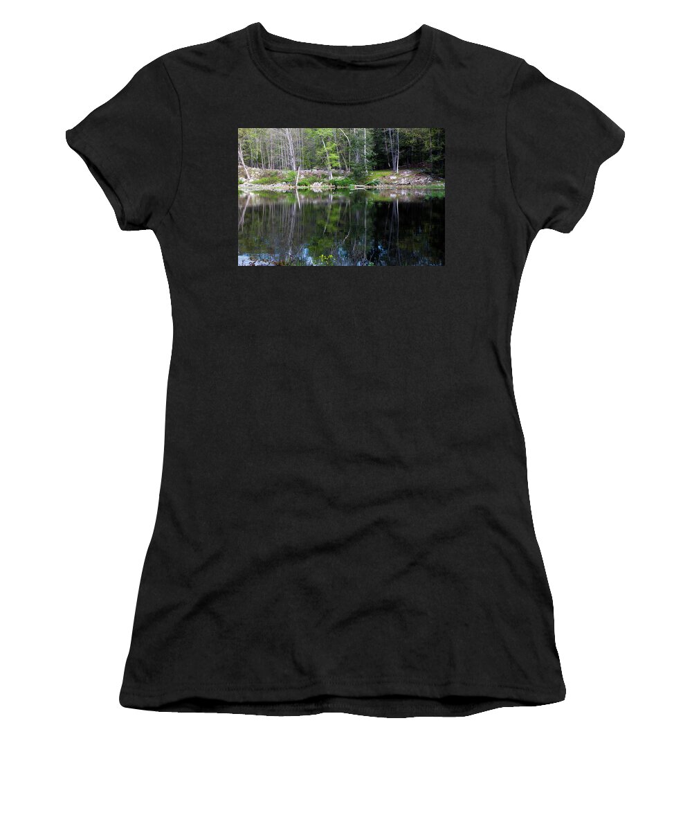 Nature Women's T-Shirt featuring the photograph Rippled Reflections by Jeff Severson