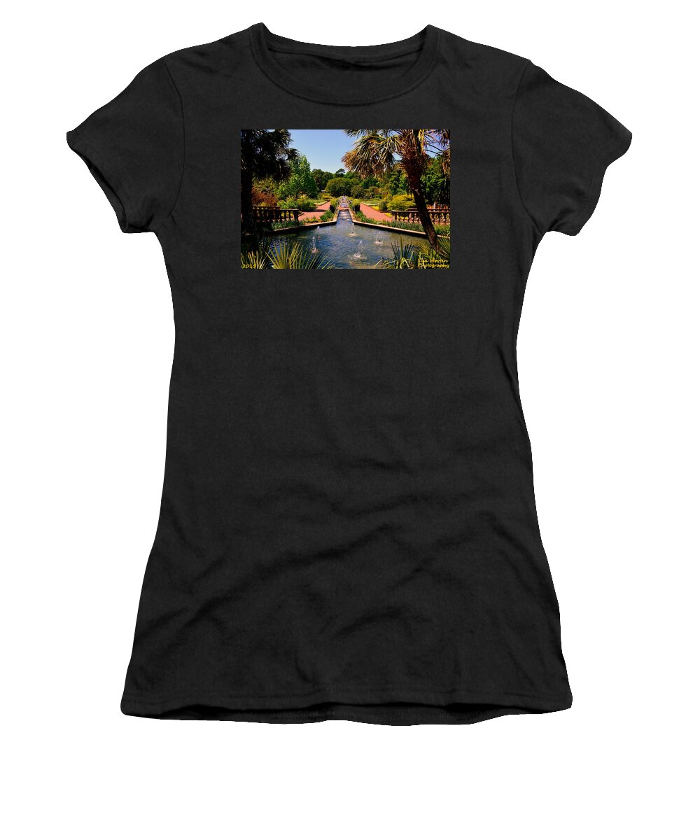  Botanical Gardens Women's T-Shirt featuring the photograph Botanical Gardens by Lisa Wooten