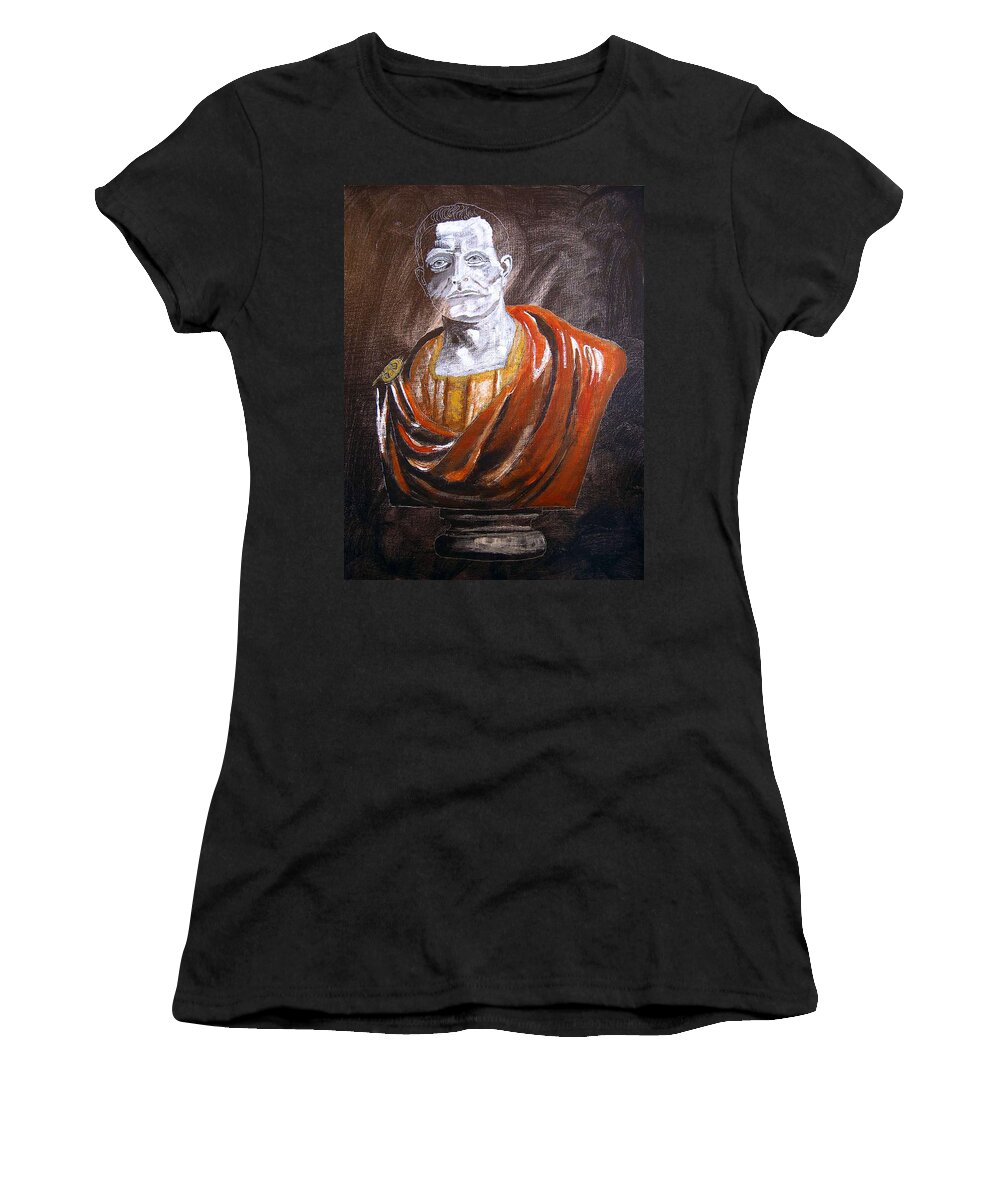 Roman Emperor Women's T-Shirt featuring the painting Roman Emperor by Richard Le Page
