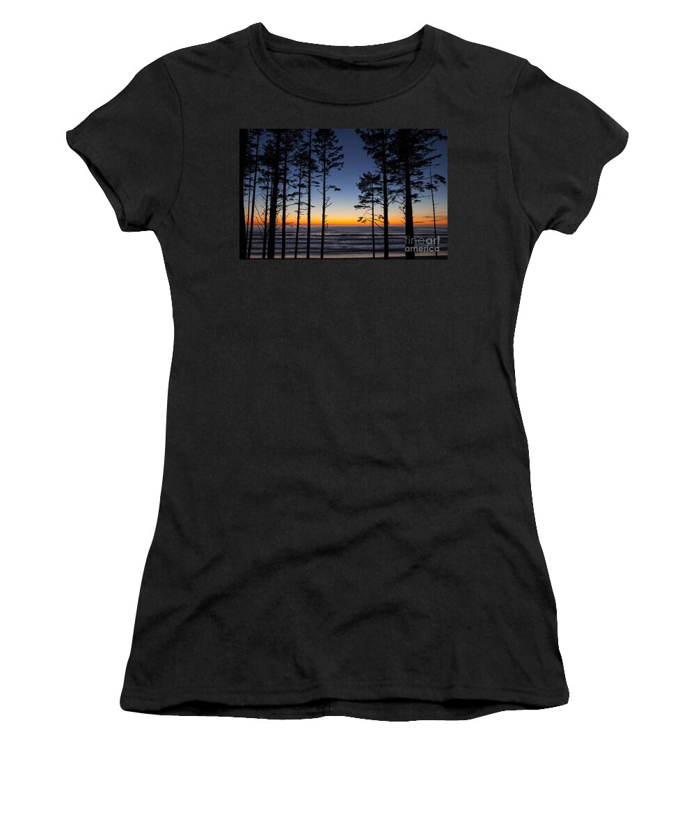 Trees Women's T-Shirt featuring the photograph Ruby Beach Trees #4 by Timothy Johnson
