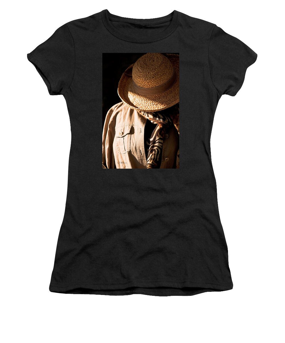 Hat Women's T-Shirt featuring the photograph Safari Ready by Christopher Holmes