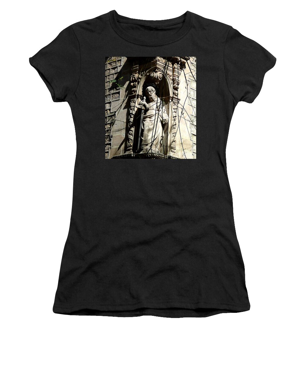 Photograph Women's T-Shirt featuring the photograph Saint gardinan by Francesca Mackenney