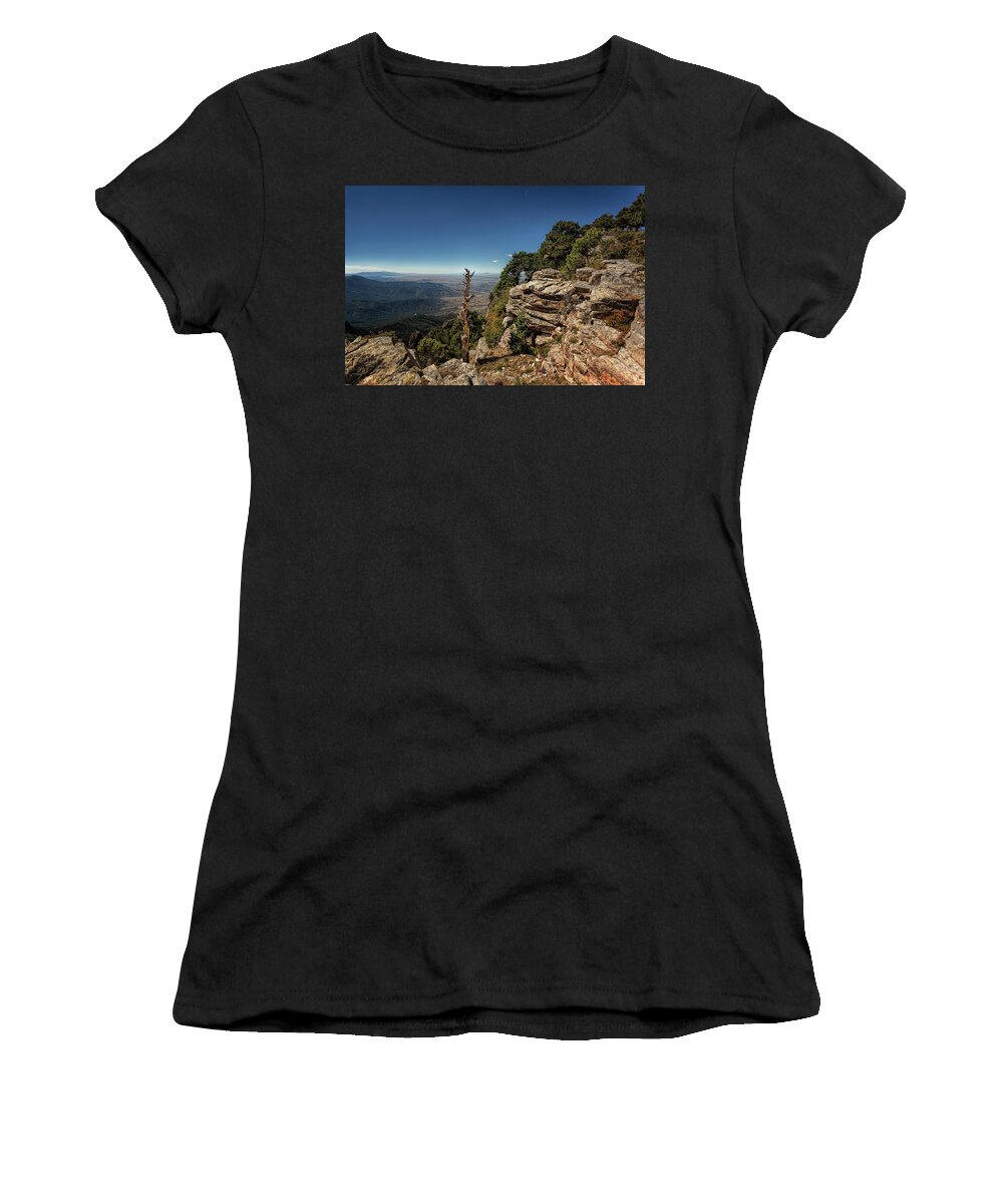 Landscape Women's T-Shirt featuring the photograph Sandia Crest Overlook by Michael McKenney