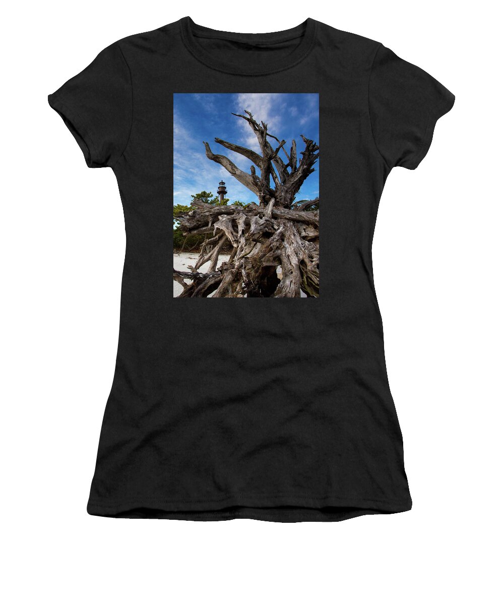 Lighthouse Women's T-Shirt featuring the photograph Sanibel Lighthouse by Dillon Kalkhurst