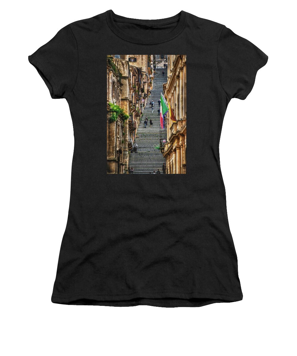  Women's T-Shirt featuring the photograph Santa Maria del Monte by Patrick Boening