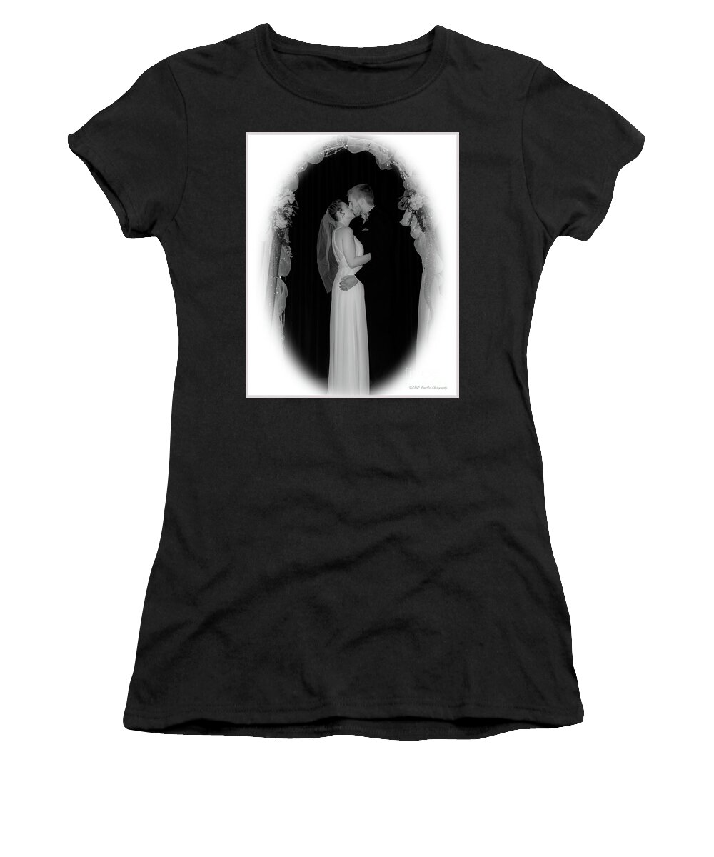 Flowers Women's T-Shirt featuring the photograph Sealed with a Kiss by Deborah Klubertanz