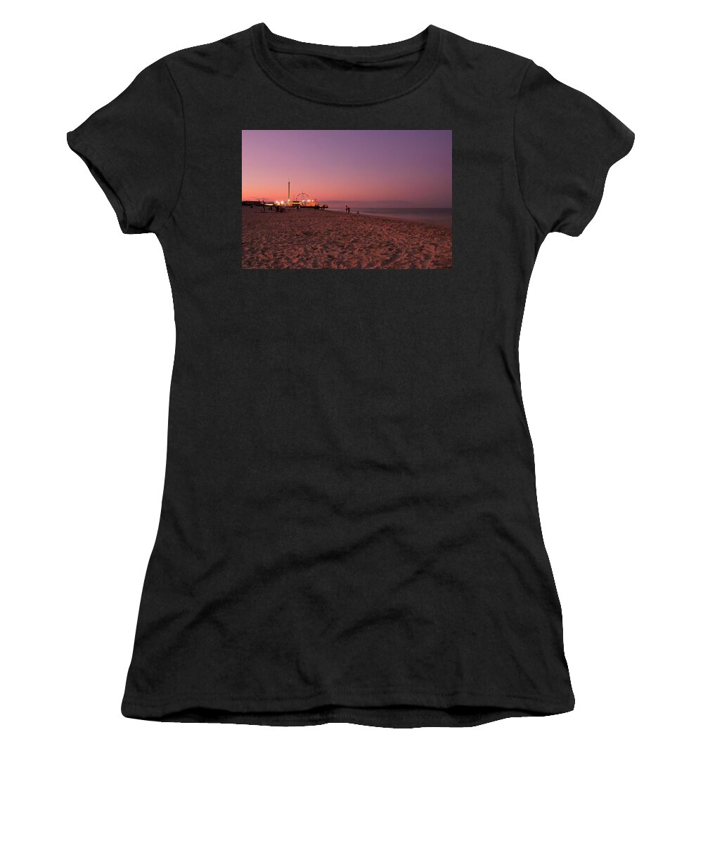 Amusement Parks Women's T-Shirt featuring the photograph Seaside Park I - Jersey Shore by Angie Tirado