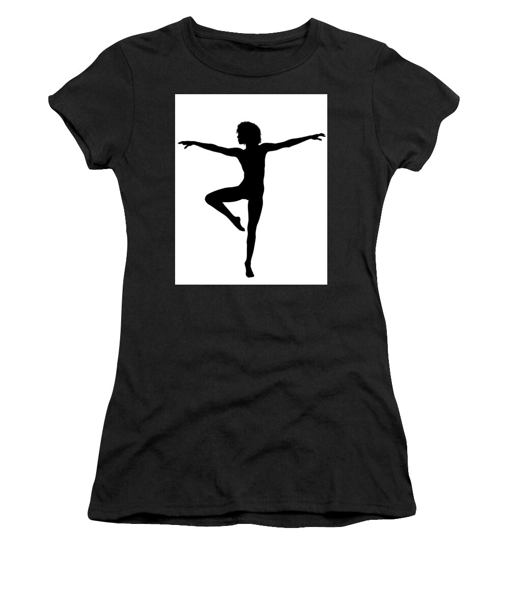 Silhouette Women's T-Shirt featuring the photograph Silhouette 24 by Michael Fryd