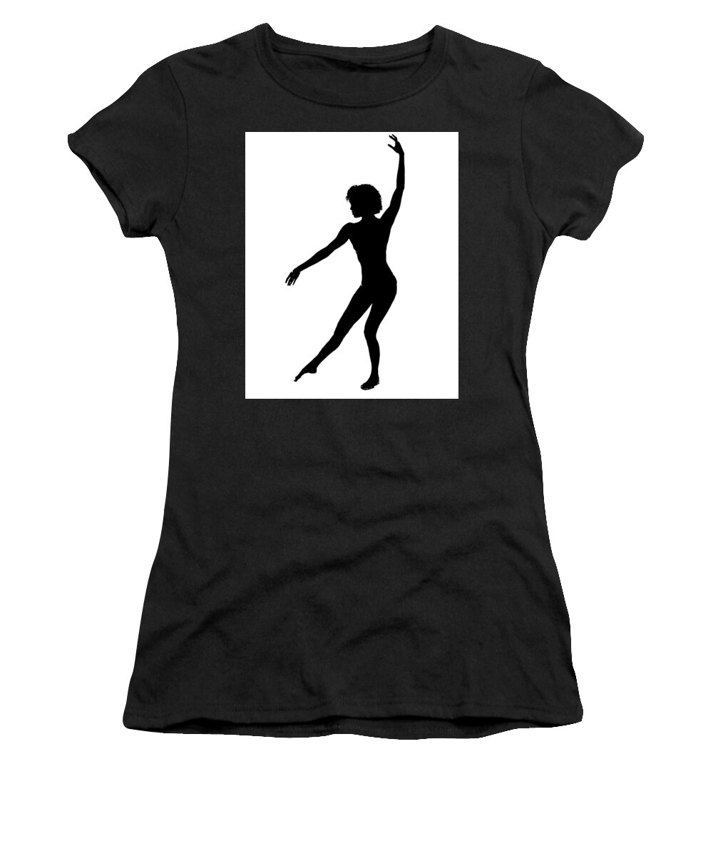 Silhouette Women's T-Shirt featuring the photograph Silhouette 48 by Michael Fryd