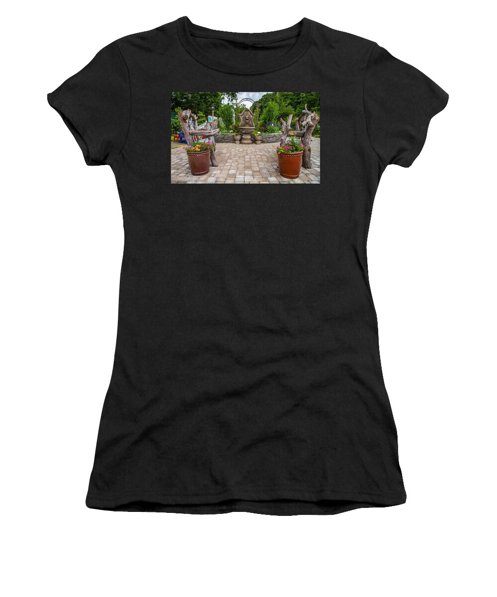 Lake Lure Women's T-Shirt featuring the photograph Sit a Spell by Kevin Craft