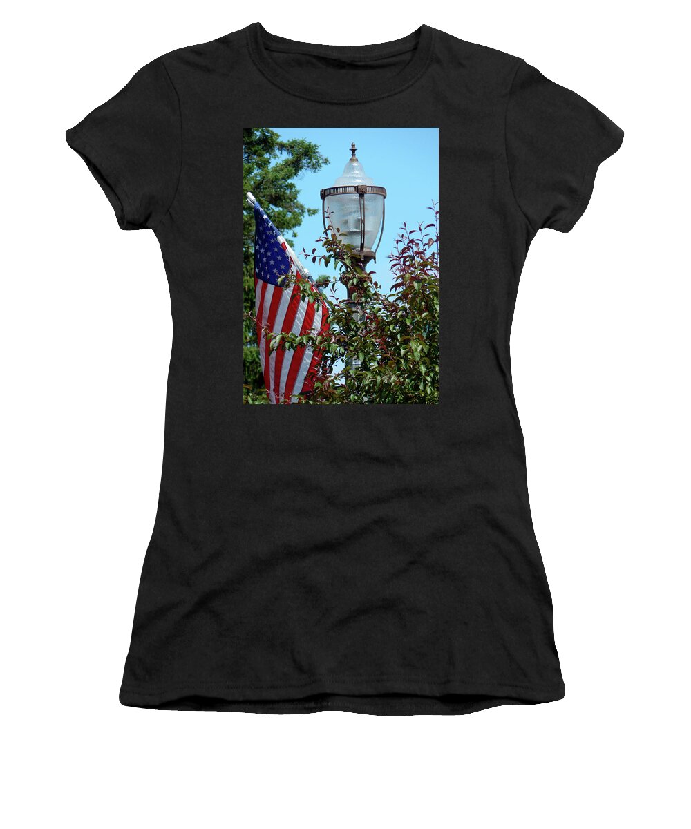 Summer Women's T-Shirt featuring the photograph Small Town Anywhere USA by Wild Thing