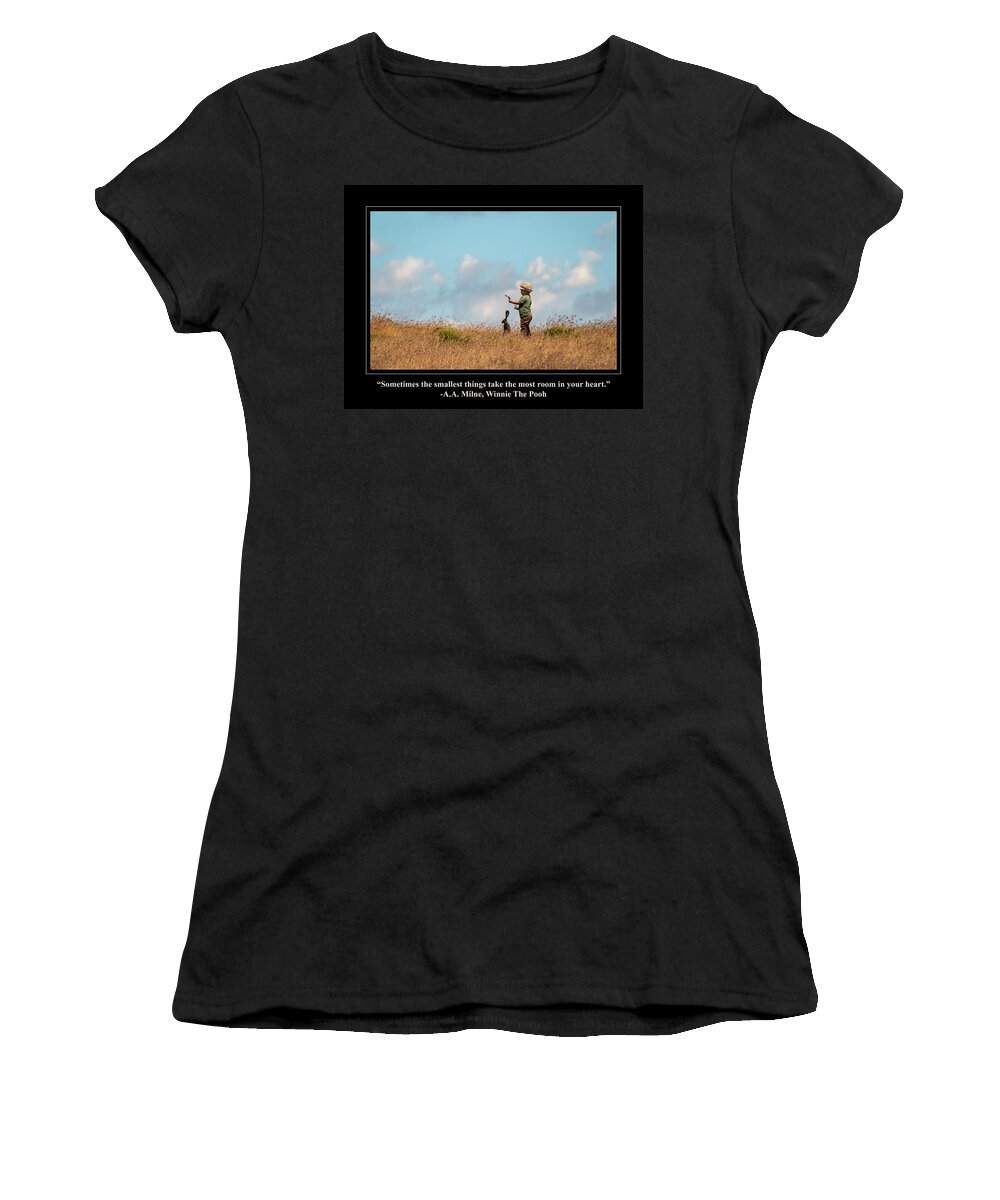 Rabbit Women's T-Shirt featuring the digital art Smallest Things by Rick Mosher