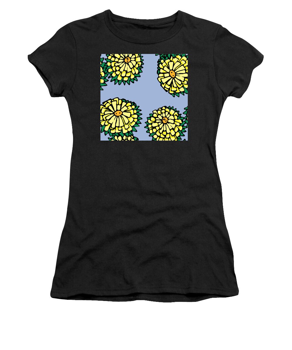 Sonchus Women's T-Shirt featuring the digital art Sonchus In Color by Piotr Dulski