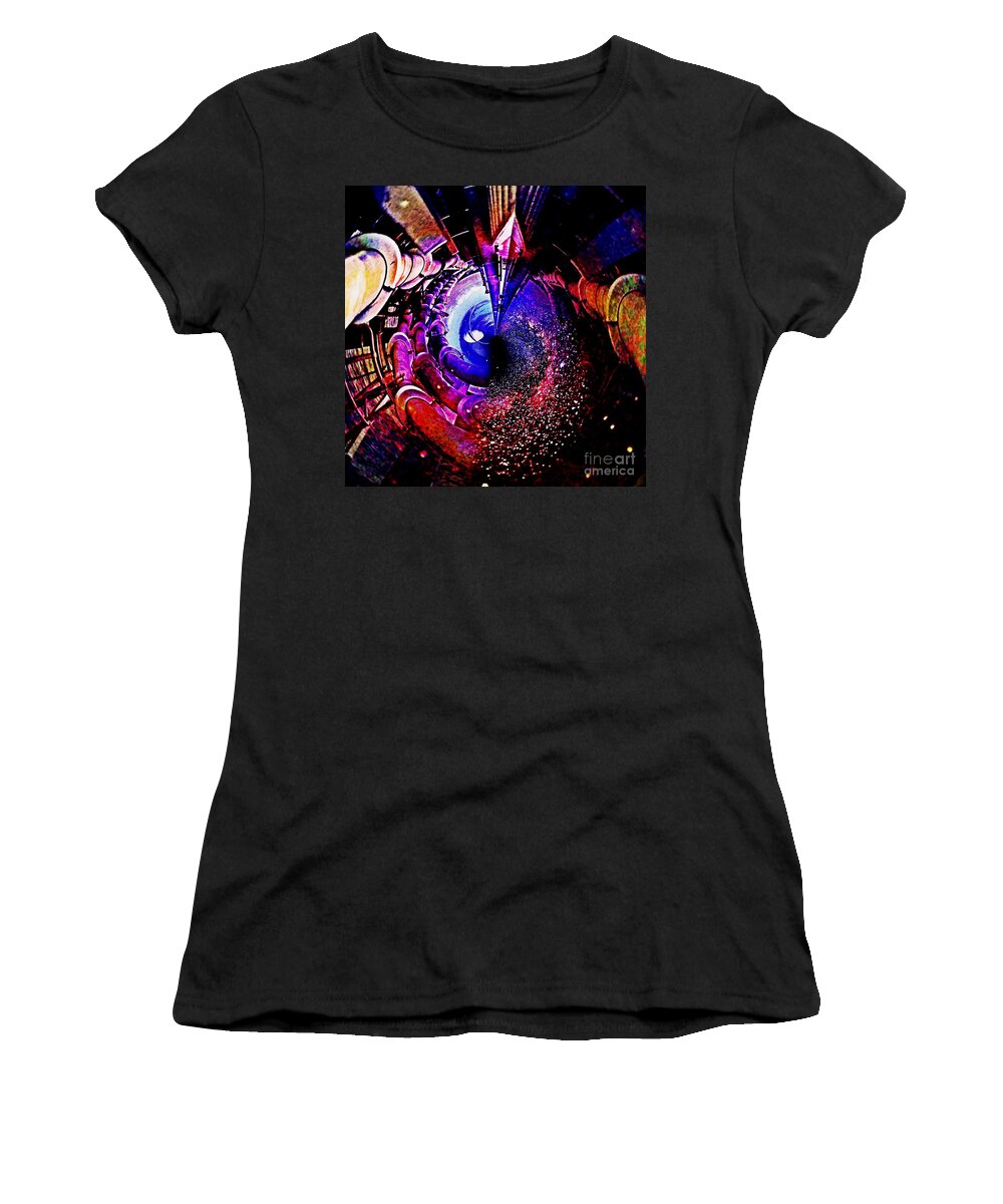 Blair Stuart Women's T-Shirt featuring the photograph Space in another Dimension by Blair Stuart