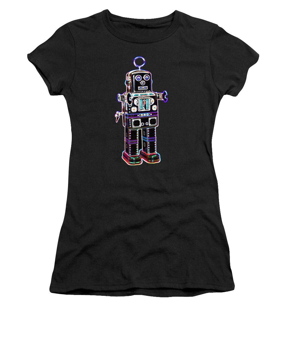 Robot Women's T-Shirt featuring the digital art Spaceman Robot by DB Artist