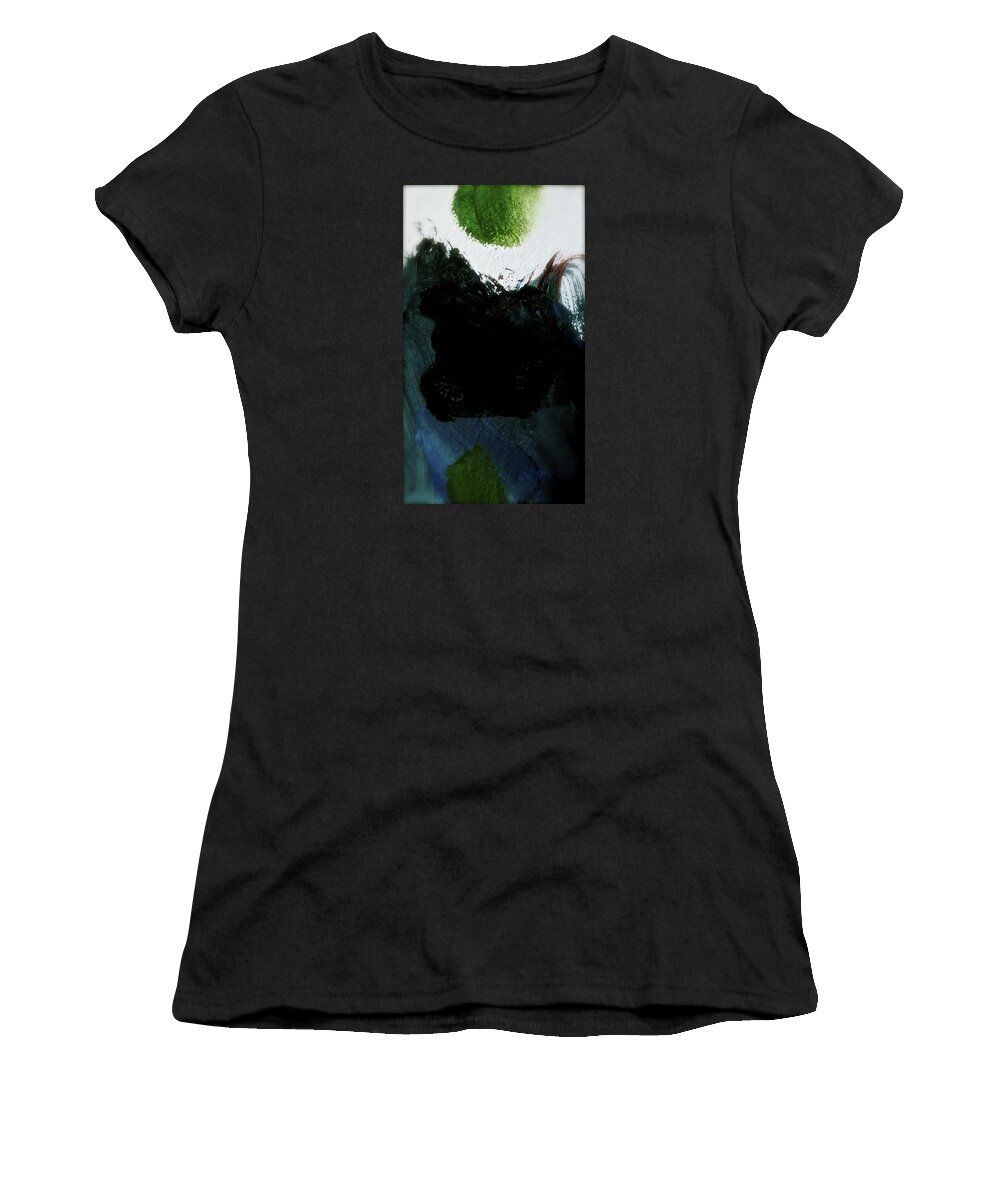 Abstract Paintings Women's T-Shirt featuring the painting Sporm by Cliff Spohn
