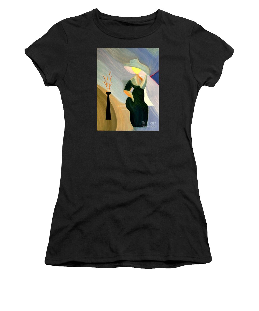 Paris Women's T-Shirt featuring the painting Springtime in Paris by Bill OConnor