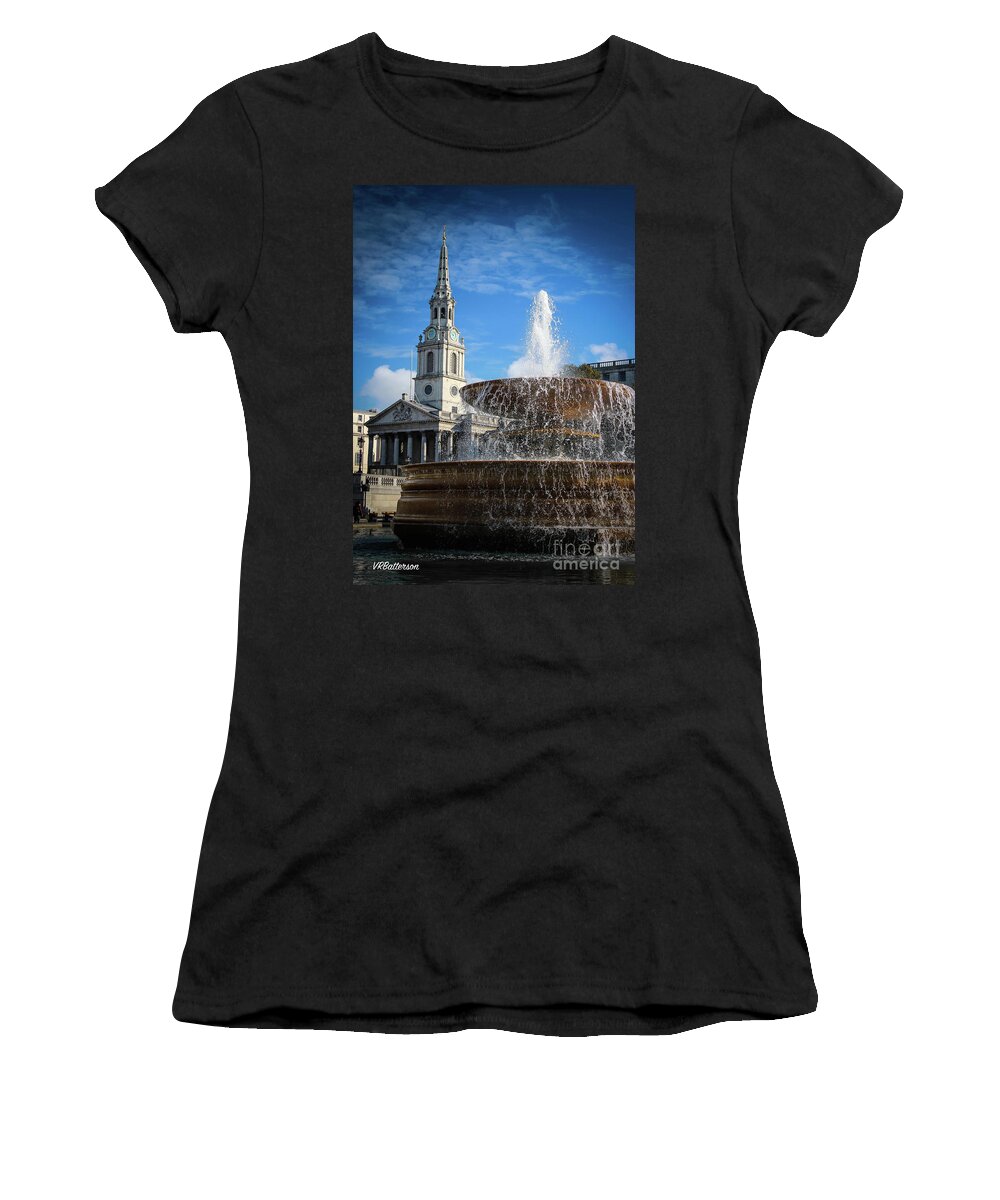 St-martin-in-the-fields Women's T-Shirt featuring the photograph St Martin in the Fields London by Veronica Batterson