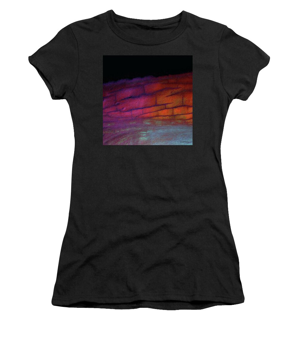 Abstract Women's T-Shirt featuring the digital art Steady Wisdom by Richard Laeton