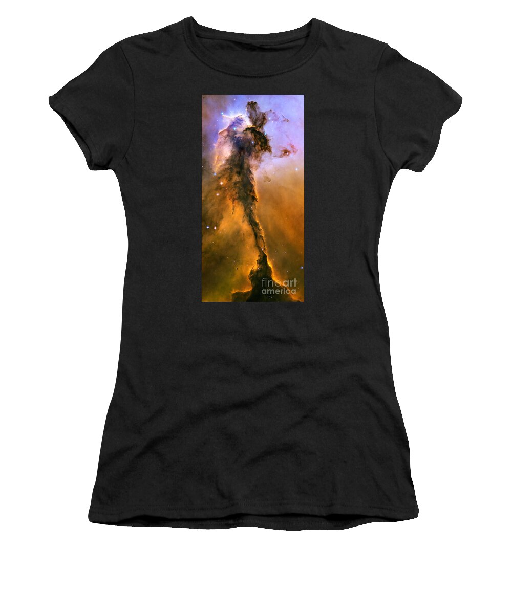 Stellar Women's T-Shirt featuring the photograph Stellar Spire in the Eagle Nebula by Nicholas Burningham