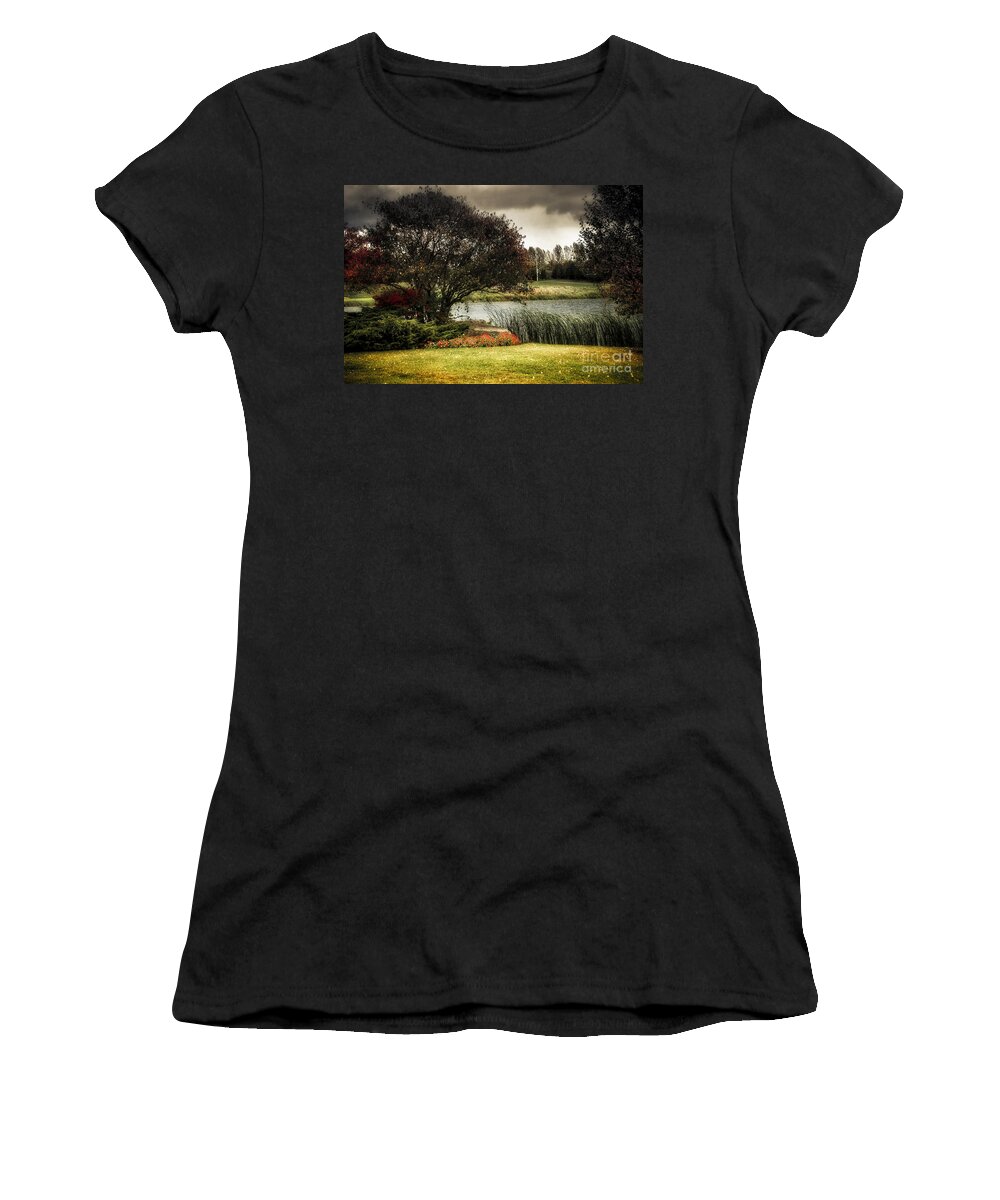 Storm Women's T-Shirt featuring the photograph Stormy Day by Elaine Manley