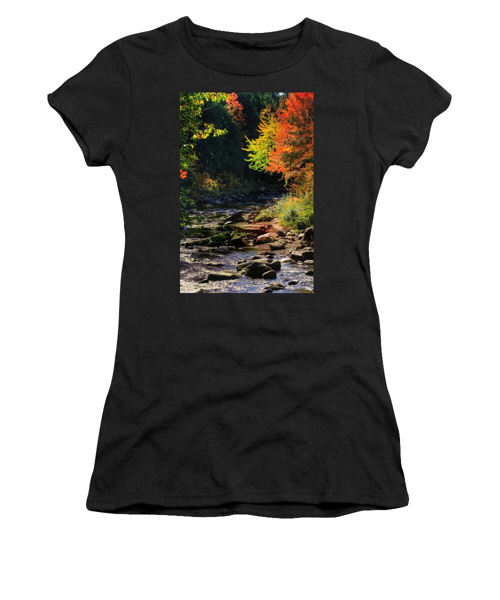 Tom Prendergast Women's T-Shirt featuring the photograph Stream by Tom Prendergast