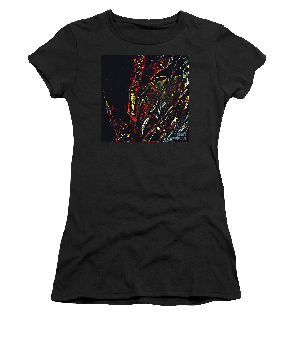 Reflections Women's T-Shirt featuring the digital art Stroller Series 13 by Sarah Loft