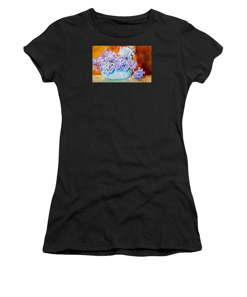 Giclee Women's T-Shirt featuring the painting Summertime Still Life by Lisa Vincent