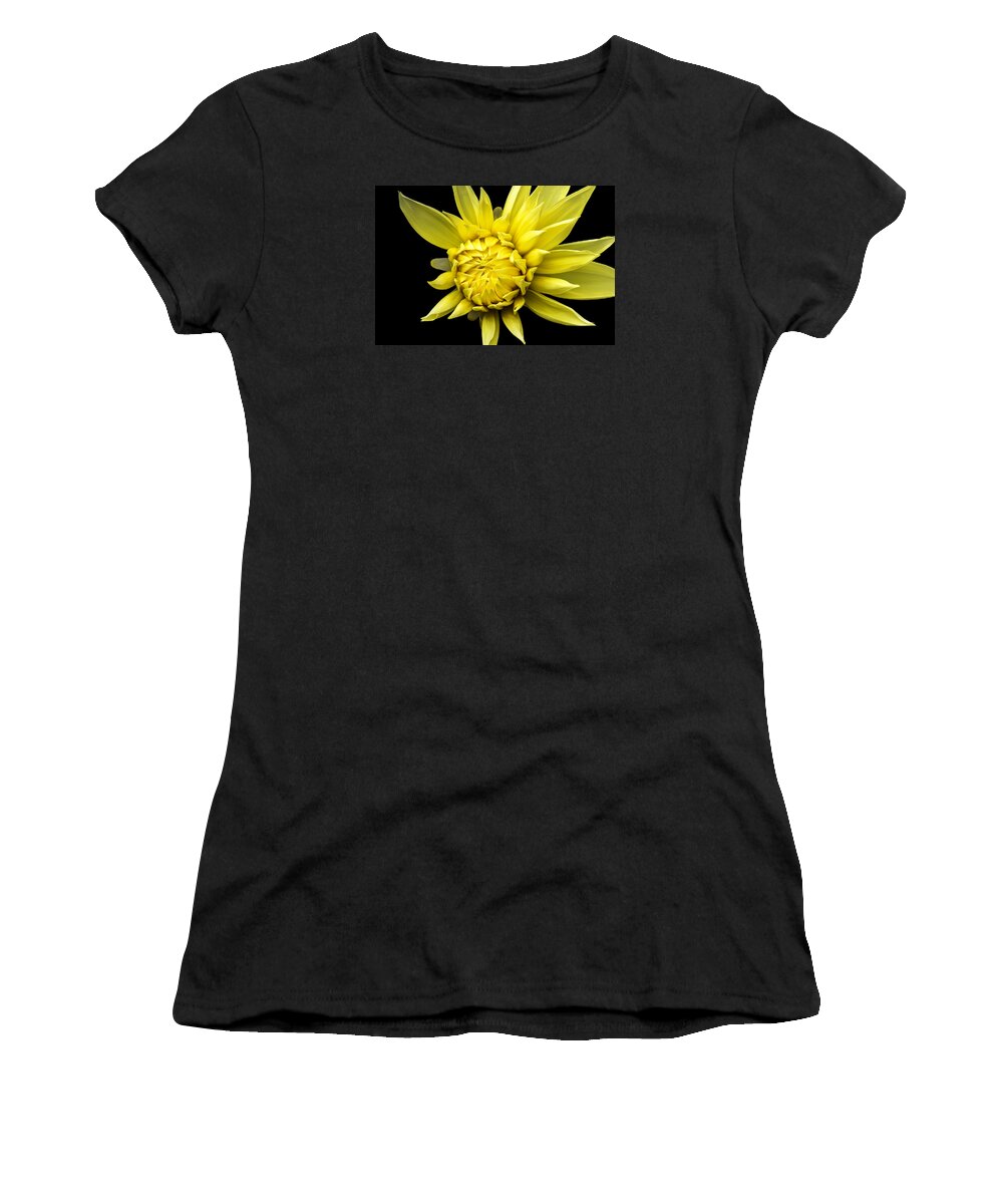 Yellow Flower Women's T-Shirt featuring the photograph Sunny Prince by Marina Kojukhova