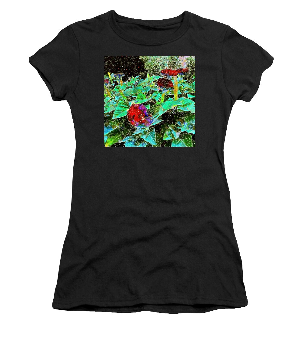 Organicart Women's T-Shirt featuring the photograph Sunrise In The Garden by Nick Heap