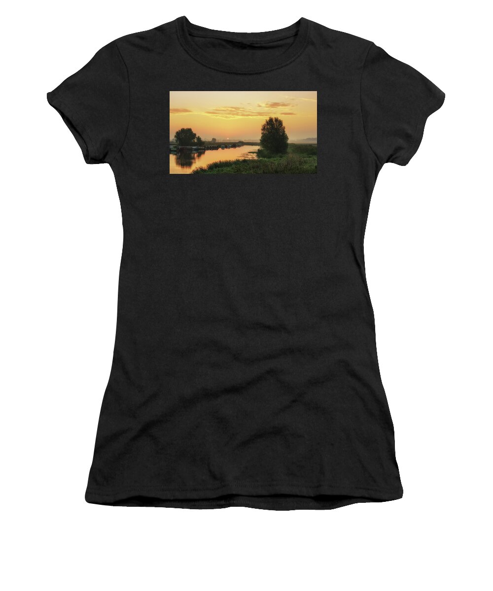 Beautiful Women's T-Shirt featuring the photograph Sunrise over the Ouse by James Billings