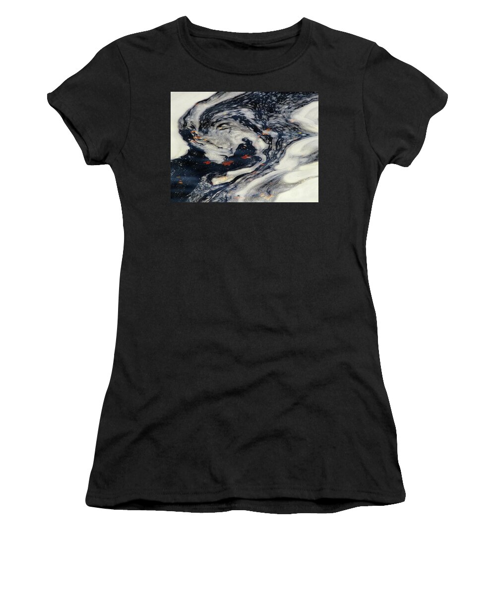 Potomac River Women's T-Shirt featuring the photograph Swirling Current by Art Cole