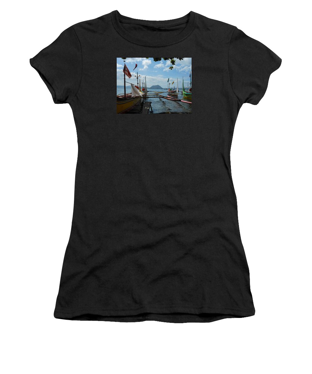 Taal Volcano Women's T-Shirt featuring the photograph Taal Volcano by Alwyn Salazar