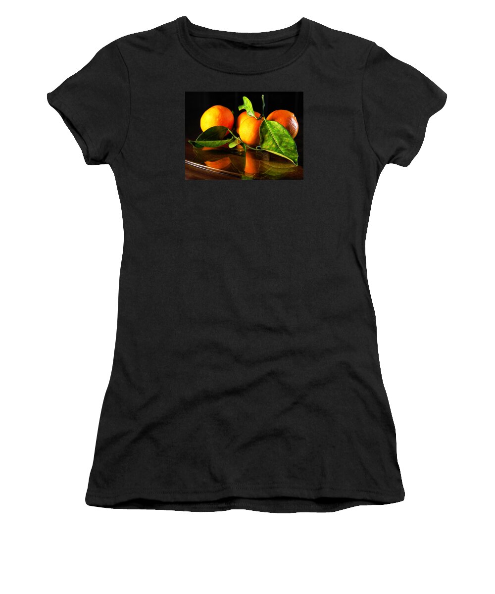 Tangerines Women's T-Shirt featuring the photograph Tangerines by Robert Och