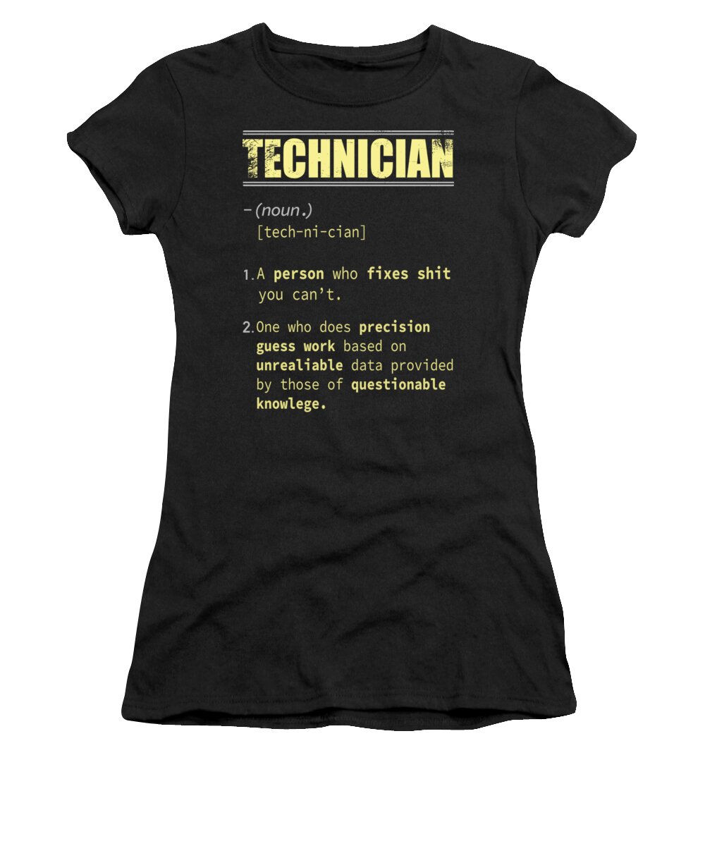Tech Women's T-Shirt featuring the digital art Tech Fix by Jack Norton