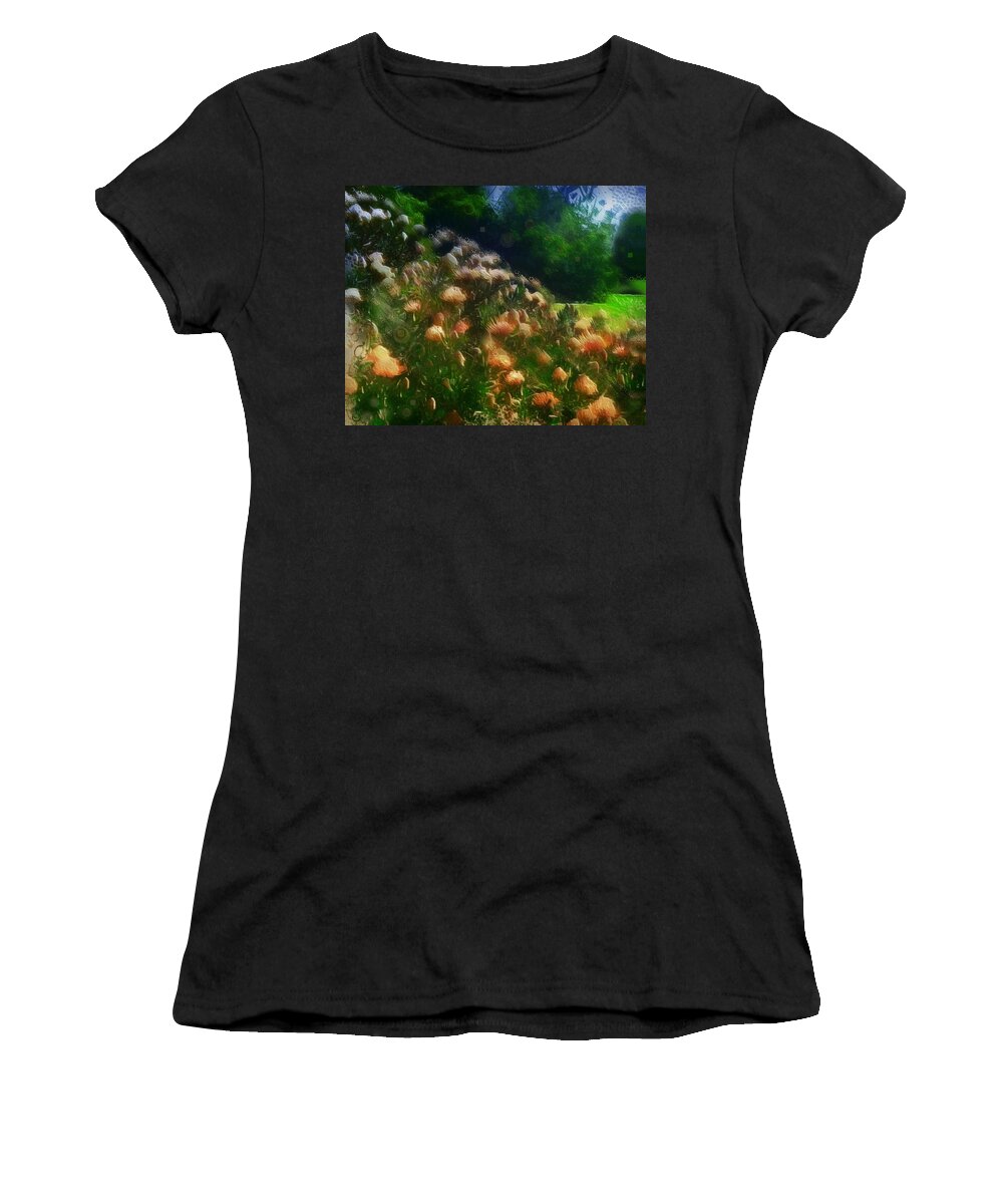 Flowers Women's T-Shirt featuring the photograph Thank you day by Suzy Norris