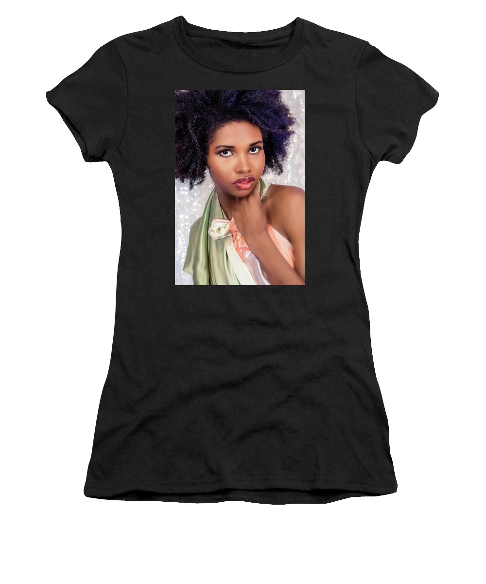 Girl Women's T-Shirt featuring the photograph That look 2 by Lilia D