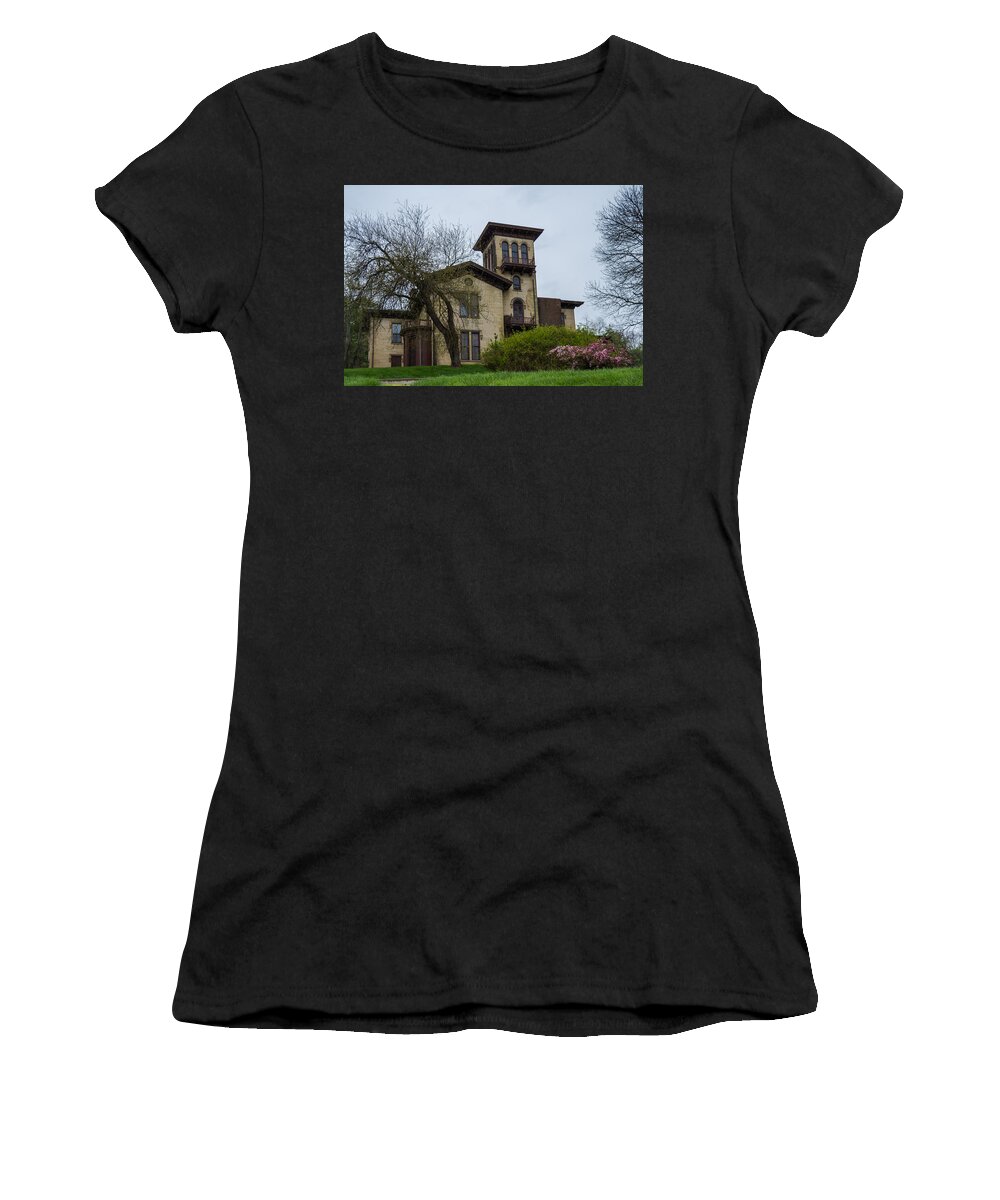 Anchorage Women's T-Shirt featuring the photograph The Anchorage - Putnam Villa by Holden The Moment