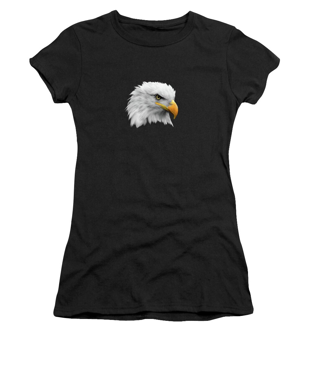 Bald Eagle Women's T-Shirt featuring the photograph The Bald Eagle by Mark Rogan