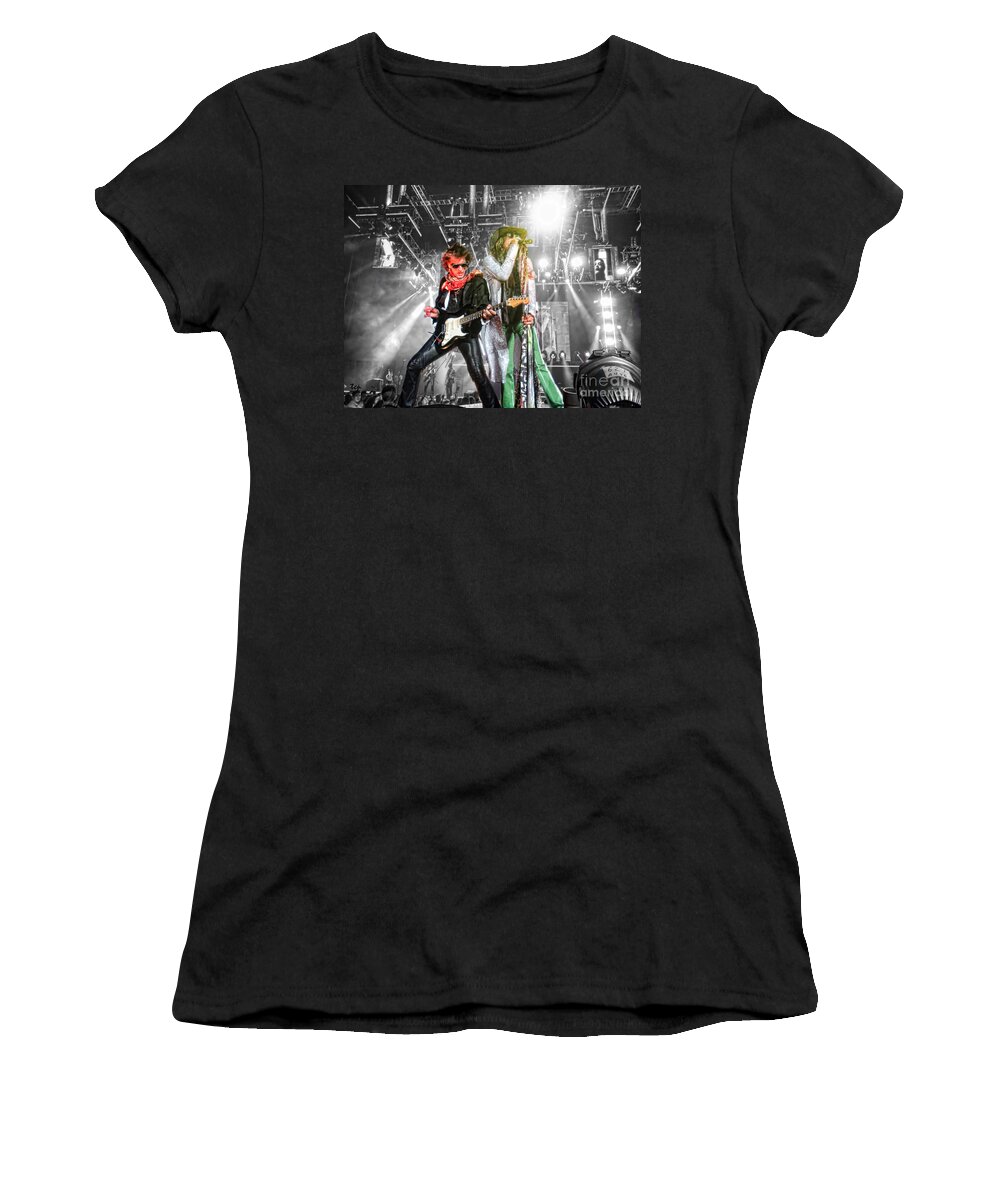 Steven Tyler Women's T-Shirt featuring the photograph The Boys by Traci Cottingham