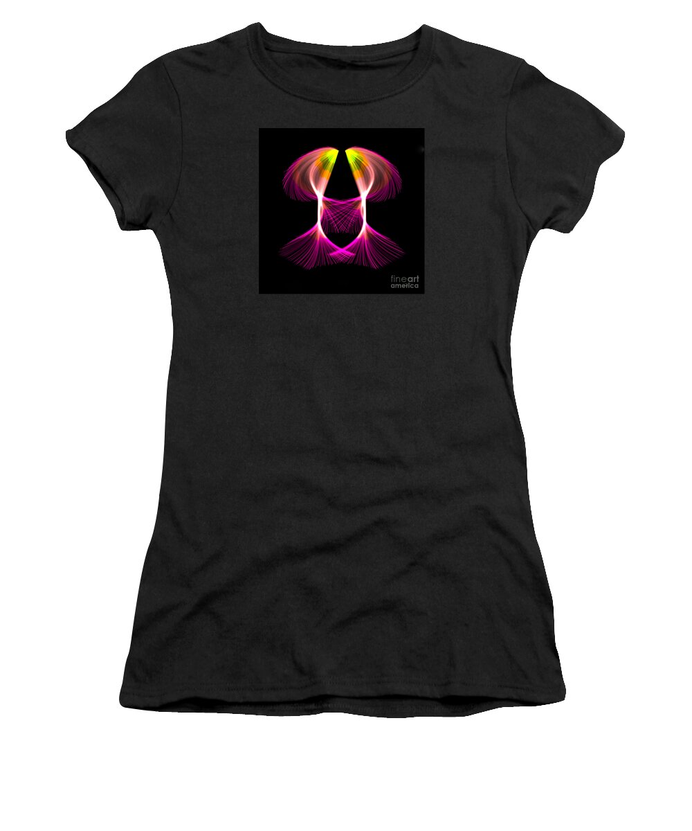Art Women's T-Shirt featuring the digital art The Dancers  by DB Hayes