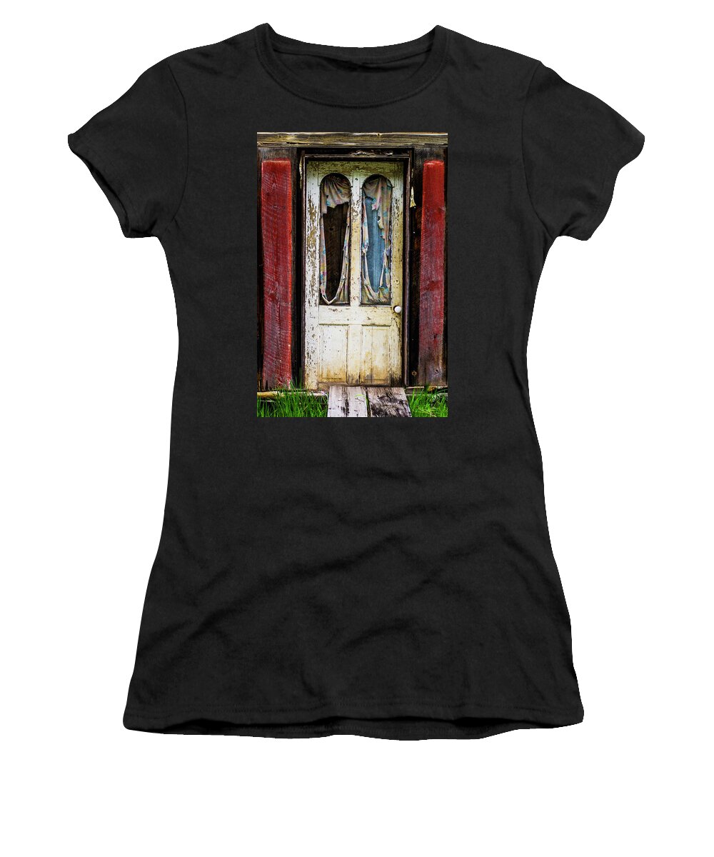 Door Women's T-Shirt featuring the digital art The Entrance by Dale Stillman
