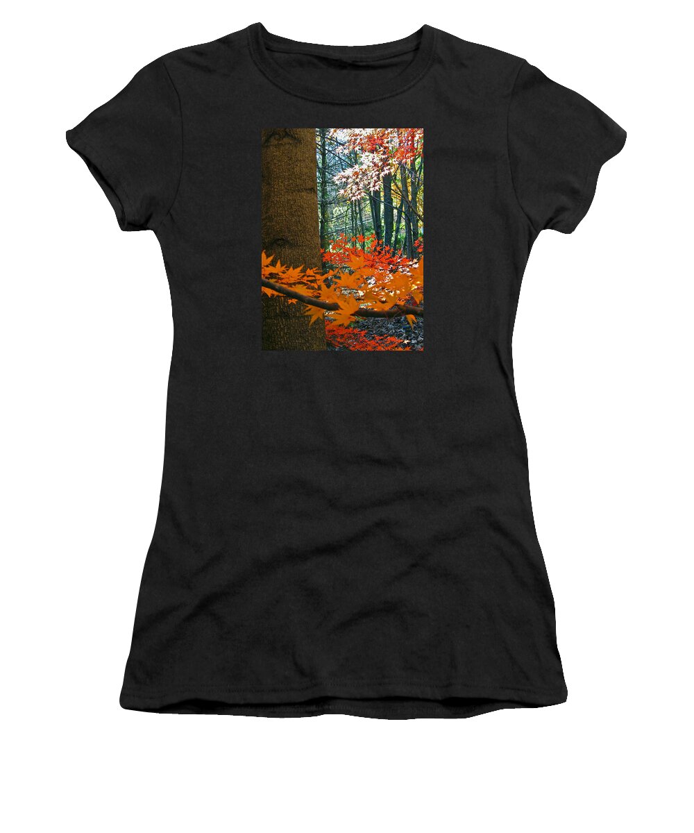 Photograph Women's T-Shirt featuring the photograph The Ever Elusive Power Lines but I got them by Cliff Spohn